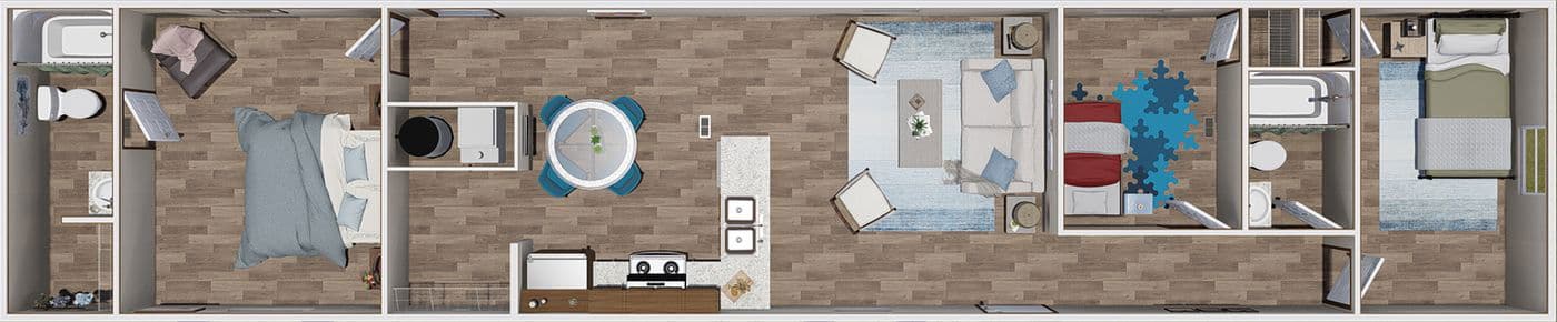 Elation floor plan home features
