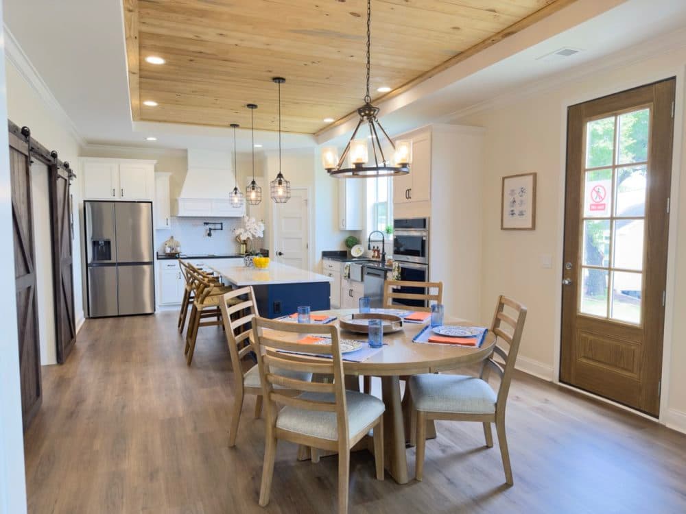 The riverwalk kitchen home features
