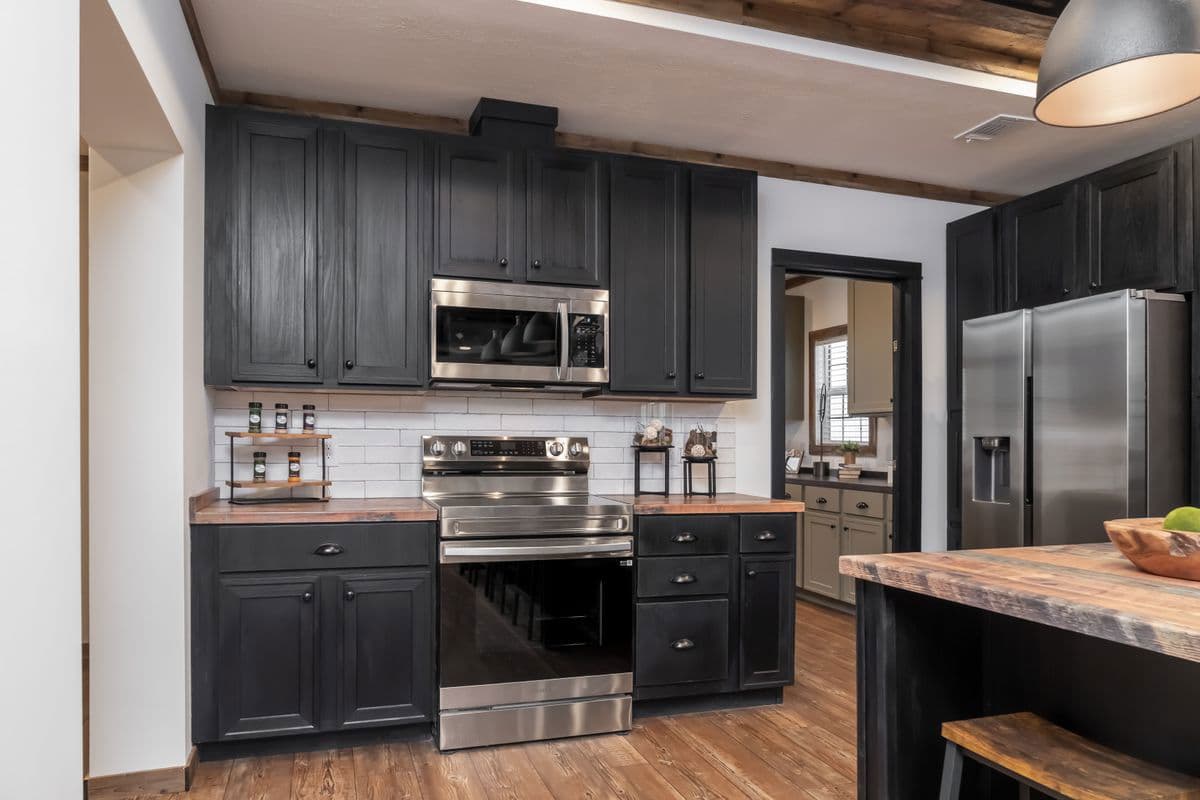 The mill house kitchen home features