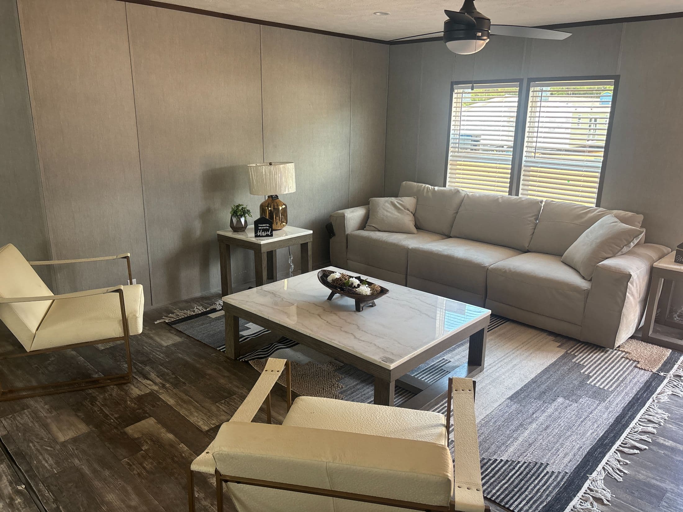 The bayside interior and hero home features