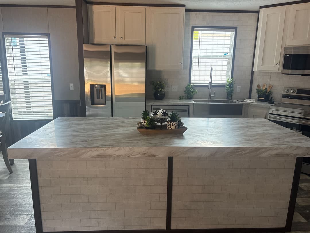 The bayside kitchen home features