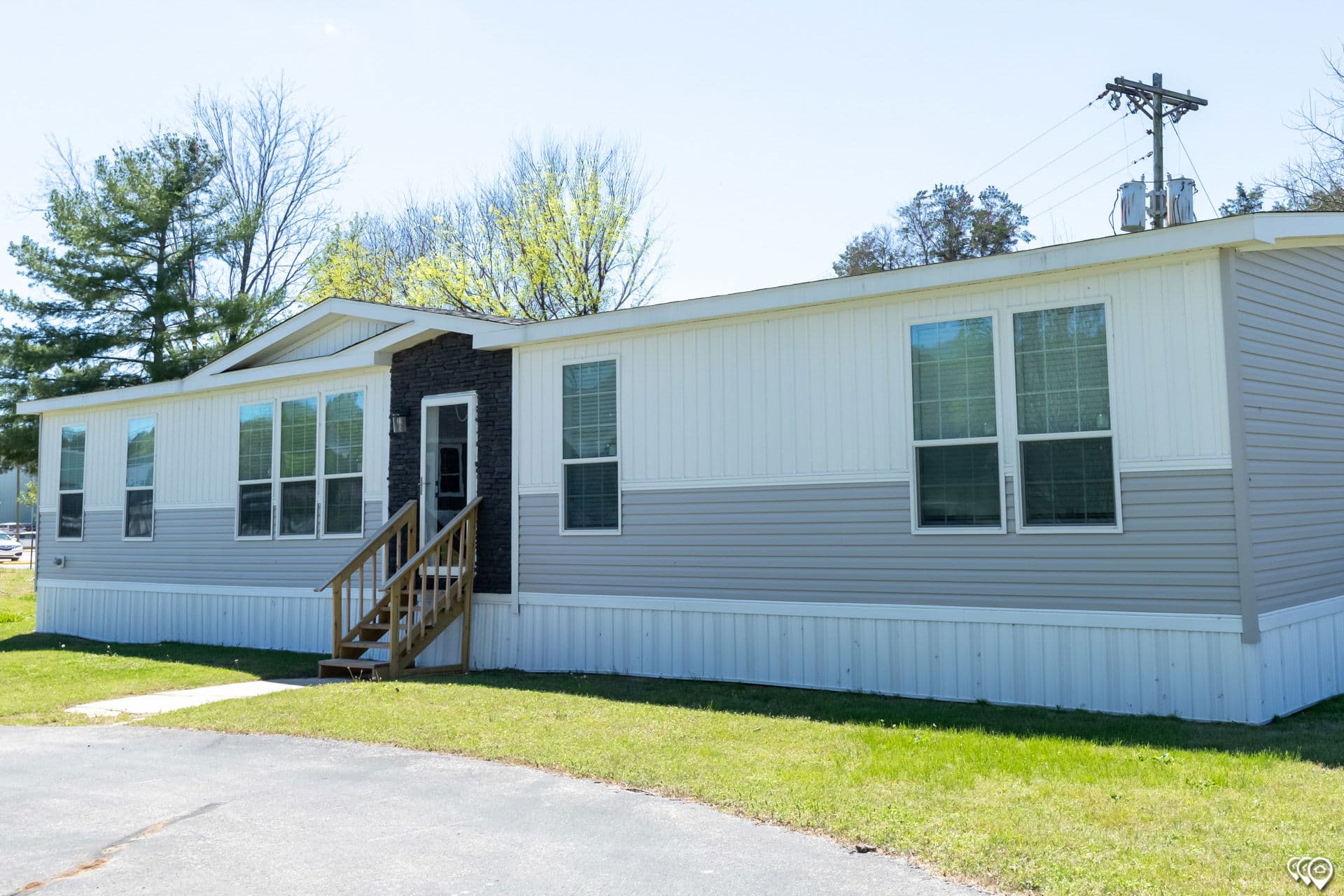 The grove elevation and exterior home features