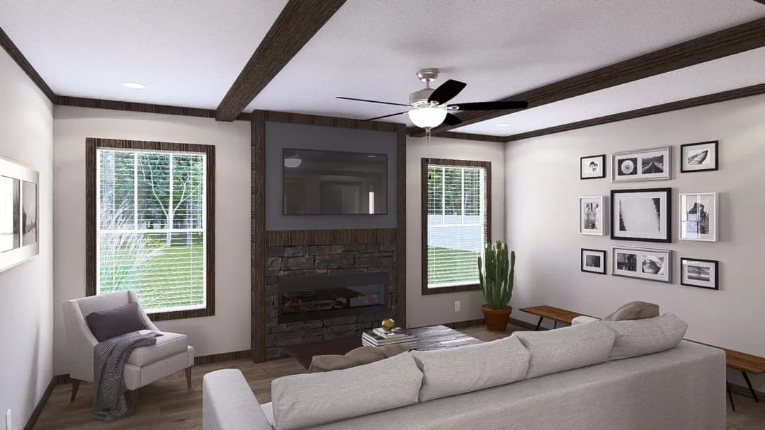 The jackson interior home features