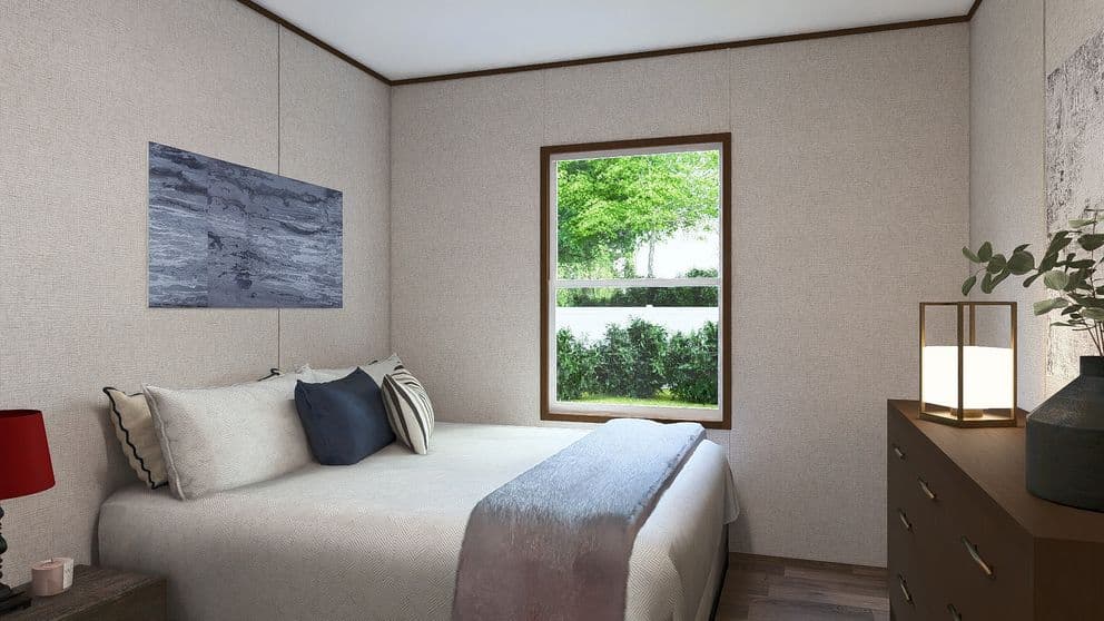 Cedar bedroom home features