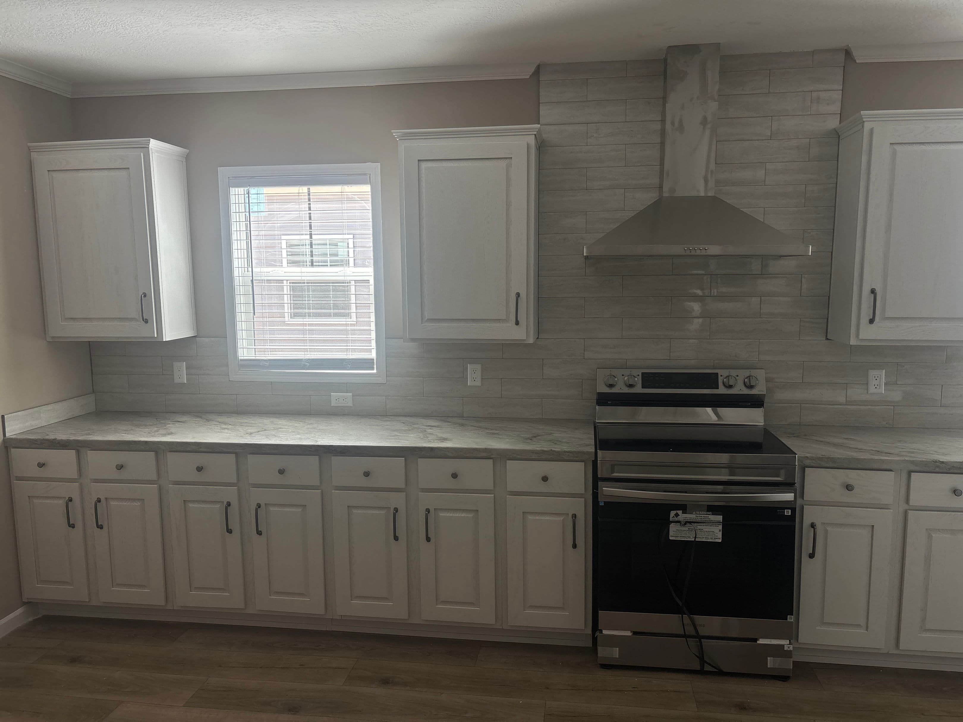 The hexagon kitchen home features