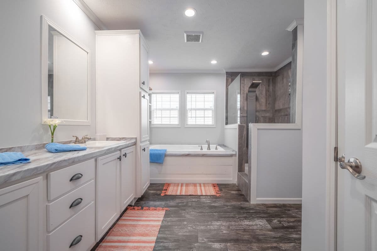 The hewitt bathroom home features