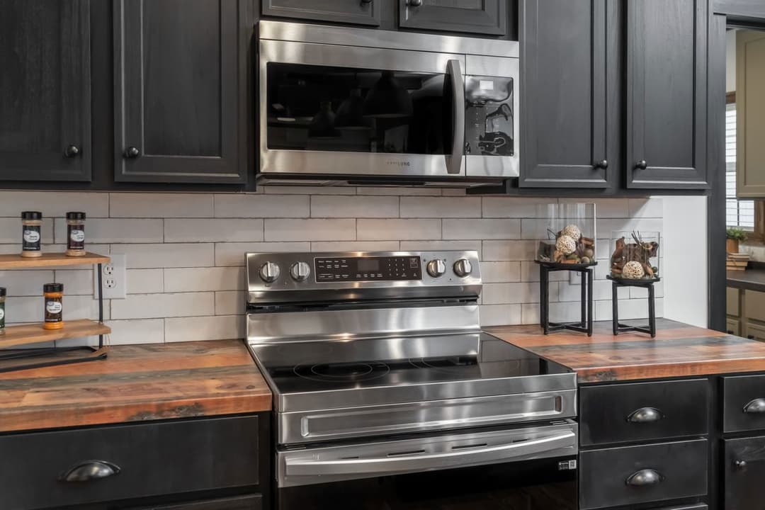 The mill house kitchen home features