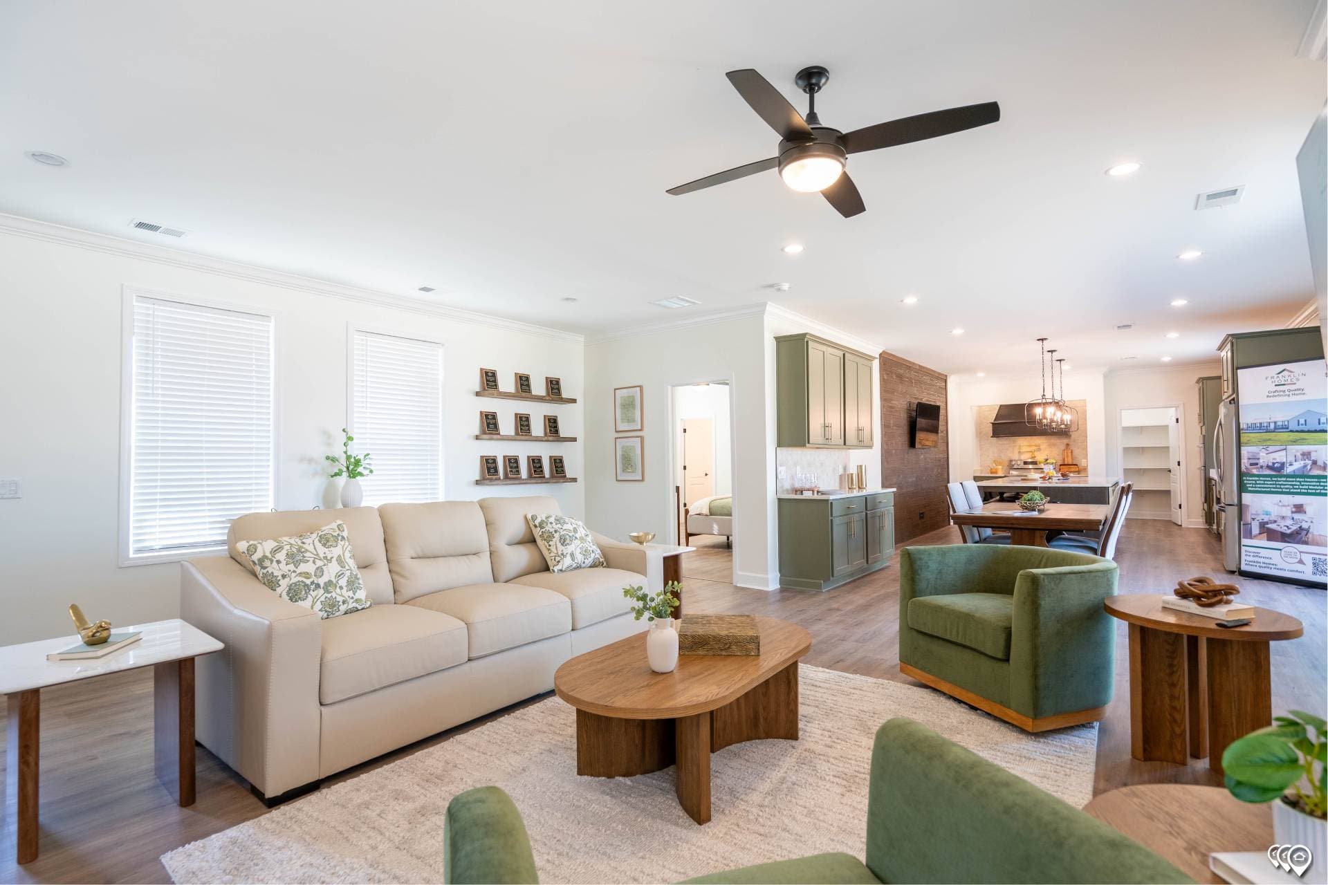 The piney branch interior home features