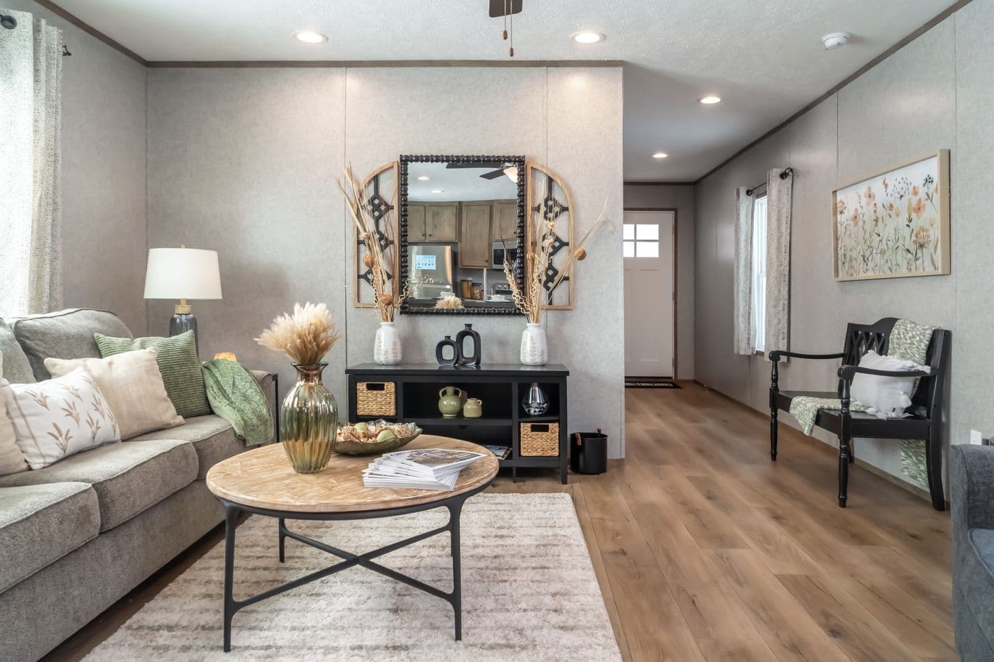 The warrior interior home features
