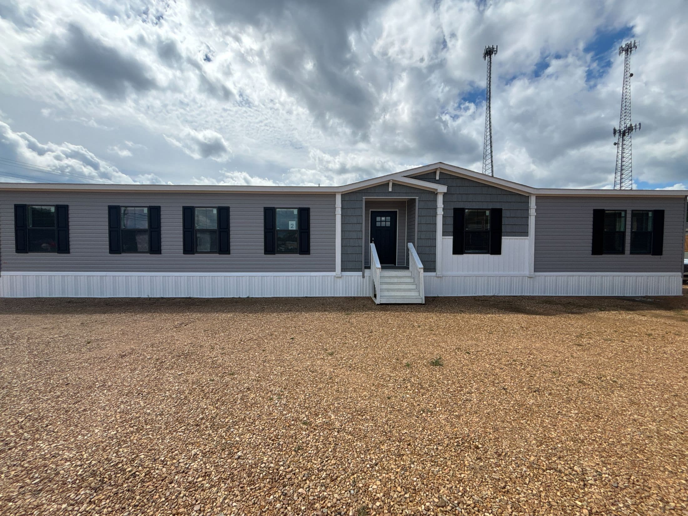 The hexagon elevation and exterior home features