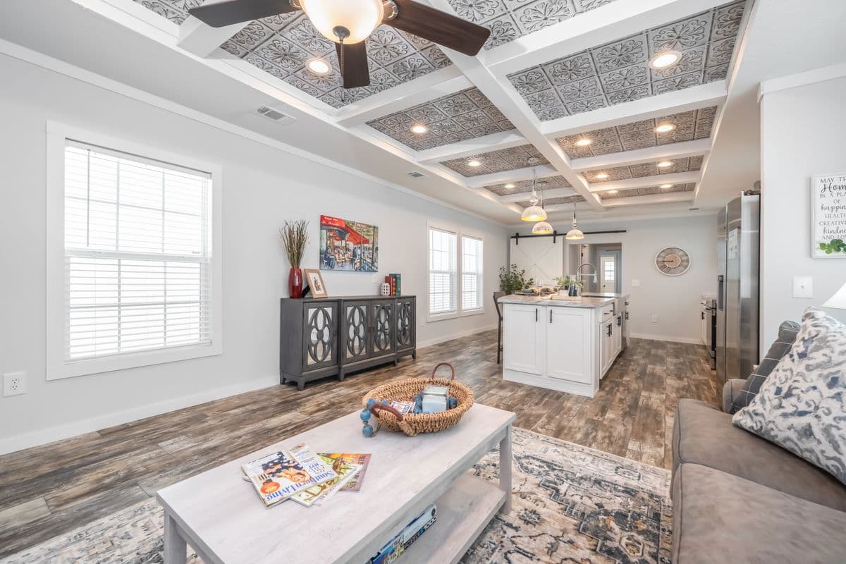 The dewey interior home features