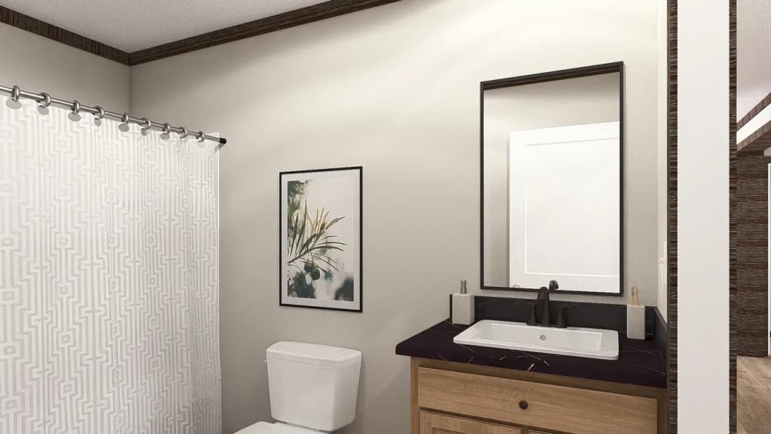 The jackson bathroom home features