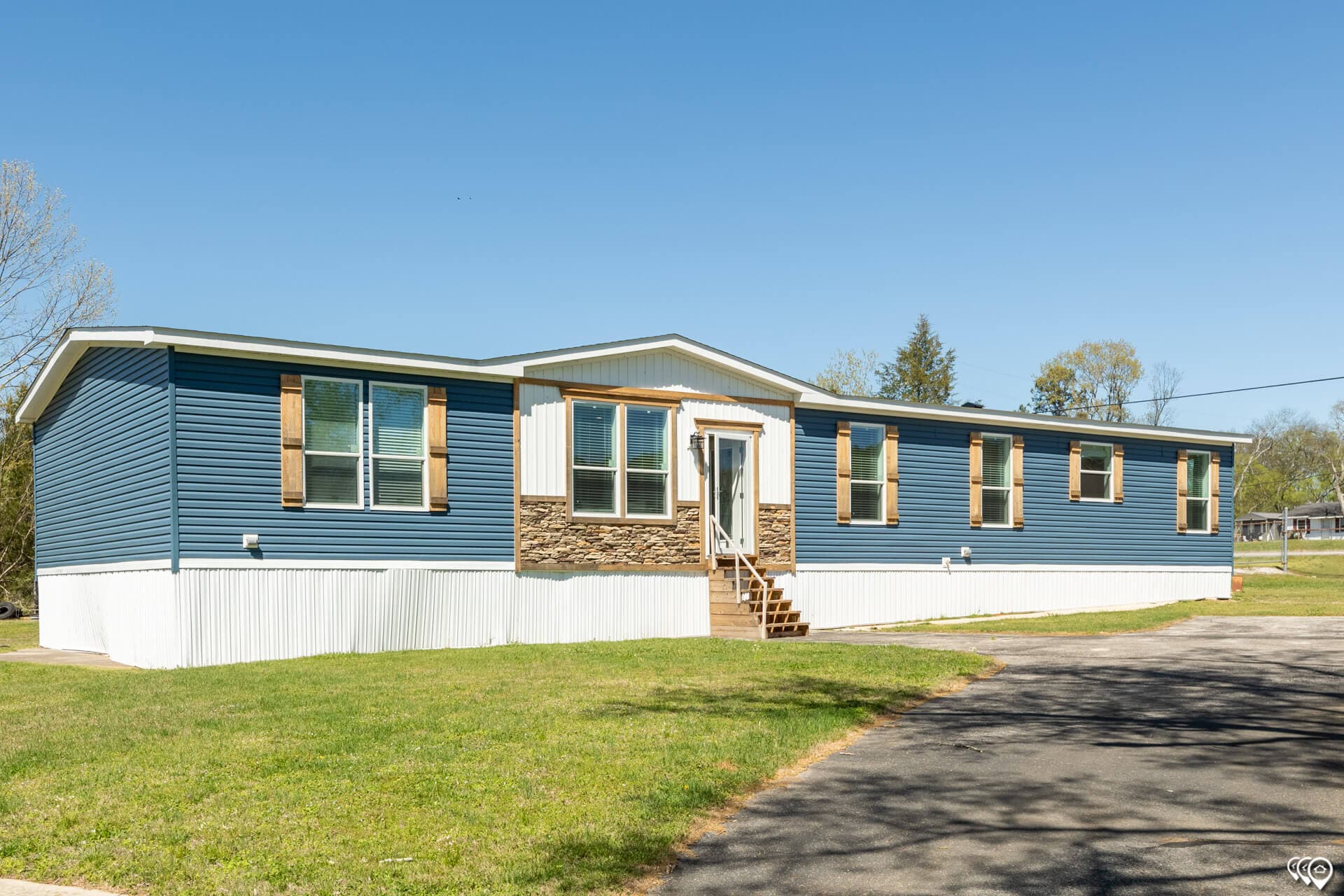Cedar lake hero, elevation, and exterior home features