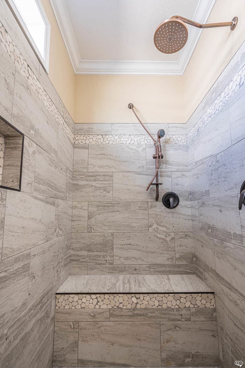 Woodland bathroom home features