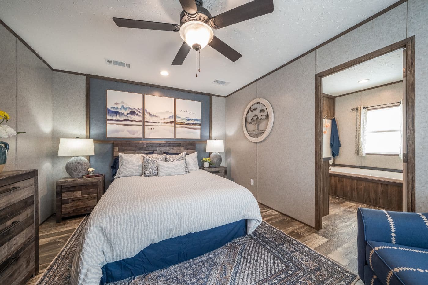 Liberty bedroom home features
