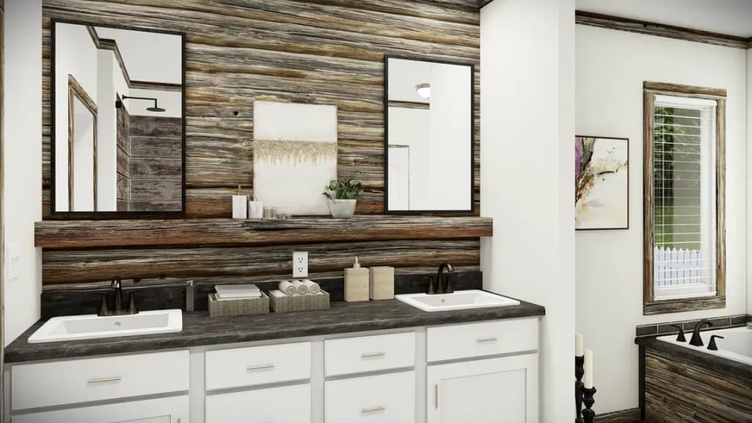 The sumner bathroom home features