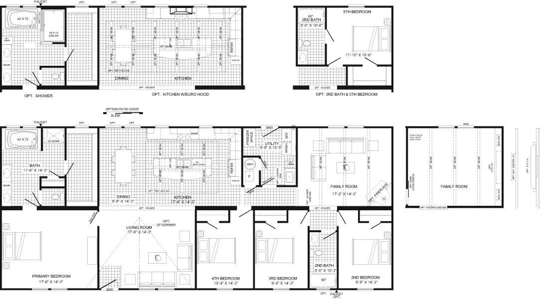 Tyra ii floor plan home features