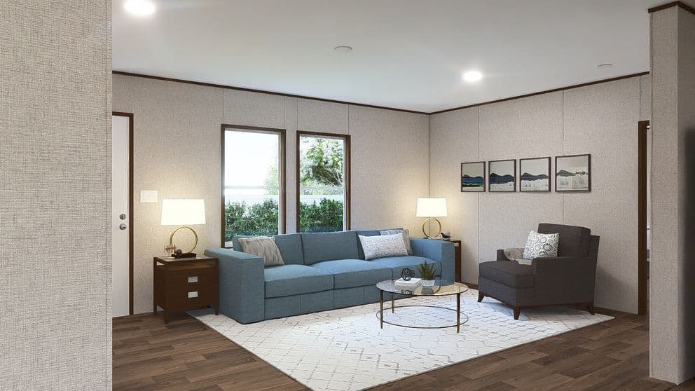 Cedar interior and hero home features