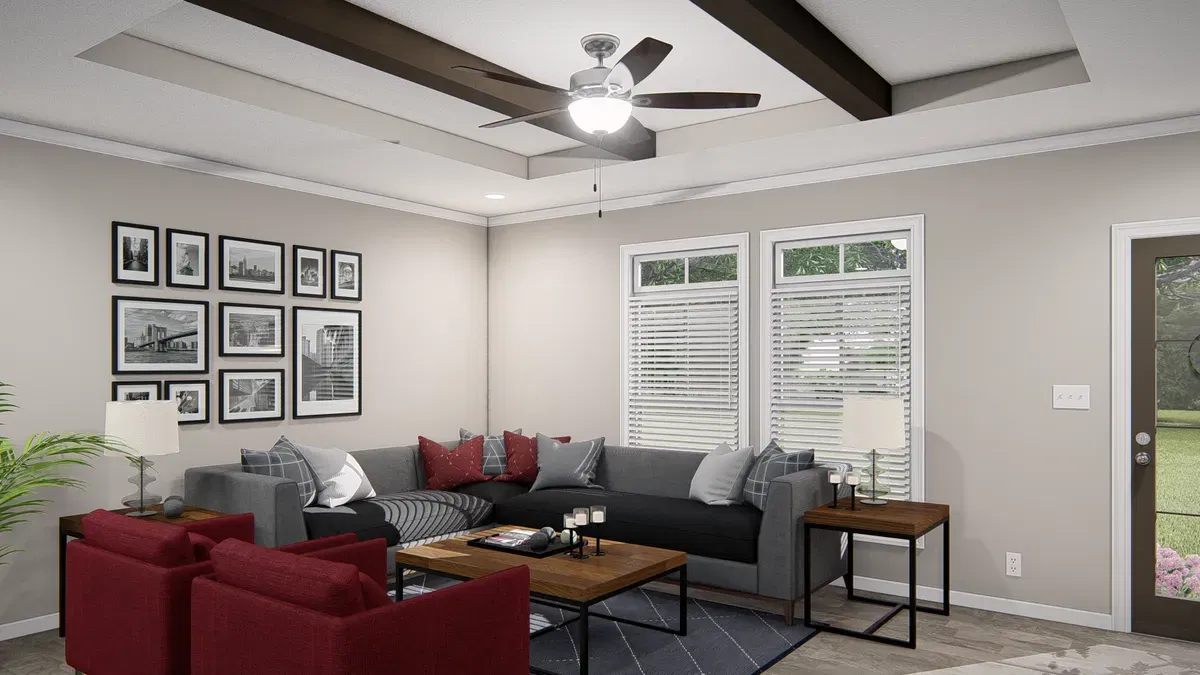 The riviera interior home features