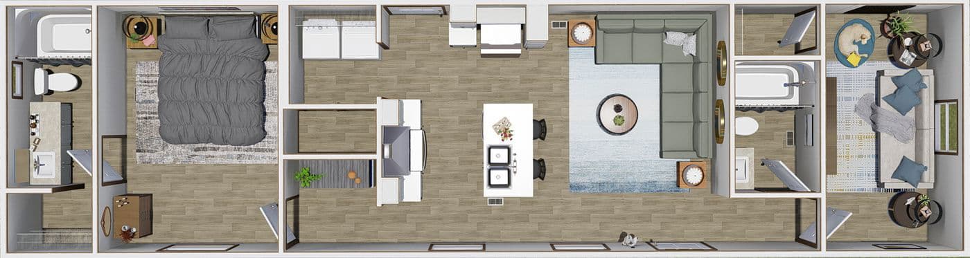 Spirit floor plan home features