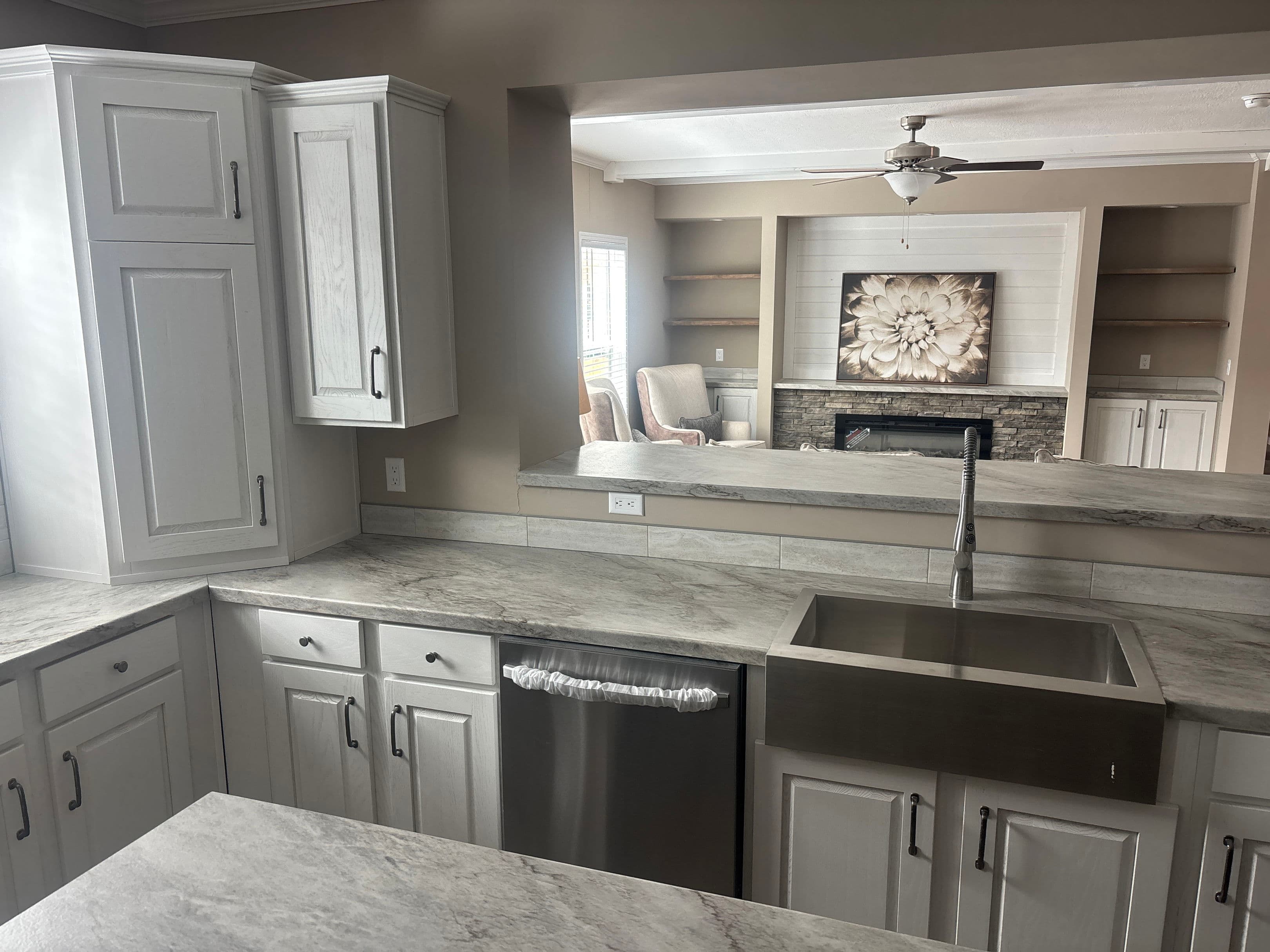 The hexagon kitchen home features