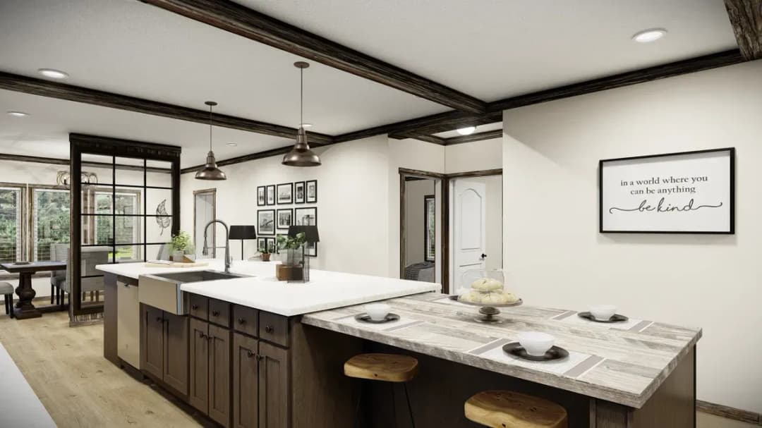 The anderson ii kitchen home features