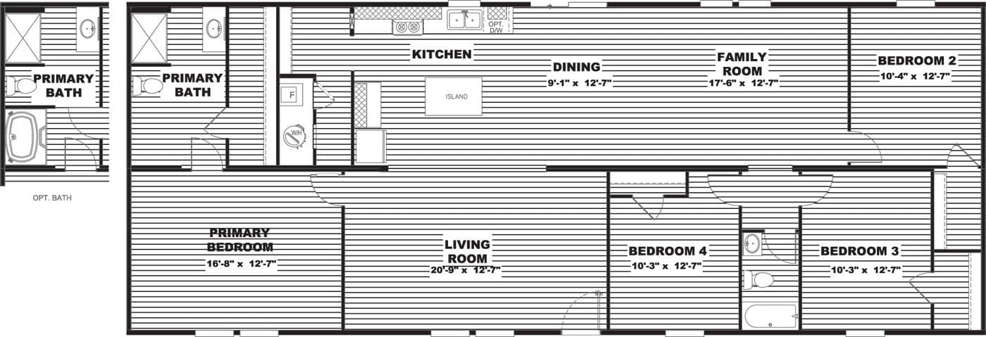 Sycamore (biloxi) floor plan home features